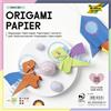 folia IDENA Folia Fogli per Origami, 70 g/mq, 500 Fogli Assortiti in 10 Colori