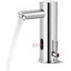 Gangang Rubinetto con Sensore Automatico Touchless Rubinetti Automatico per Bagno Sensore Caldo e Freddo in Vero Ottone a Mani Libere Controllo Della Temperatura a Maniglia Singola