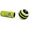 Trigger Point Foamroller Rullo in schiuma, Verde,Taglia unica & TRIGGERPOINT Ball, Performance-Foam Palla-Riccio per Massaggi MB1 Unisex Adulto, Verde-Verde Lime/Nero