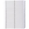Exacompta MWD1-50Z Divisori e Segnaletica, 29x21 cm, Bianco