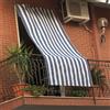 GEMITEX - Tenda da sole a caduta colore blu e bianco - h290x150 cm