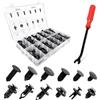 CGEAMDY 240Pcs Rivetti In Plastica Per Auto, Assortimento Universale di Elementi di Fissaggio A Pressione In Una Scatola Con Strumento di Smontaggio, Disponibili In Varie Forme E Dimensioni