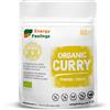 Energy Feelings Curry Polvere Bio 200g | Senza Glutine e Vegano | 100% Curry Naturale in Polvere senza Additivi | Spezia di Curry ideale per preparare Salse al Curry