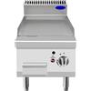 D.L. SERVICE Fry top gas con piastra liscia - cm 40 x 70 x 54.7 h