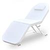 Kaibrite Lettino portatile per massaggi a 3 zone, larghezza 60 cm, tavolo pieghevole e regolabile in altezza (60 x 182 cm, bianco)