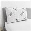 Italian Bed Linen Guanciale sottoposto al trattamento, Carbonio, 45x75 cm