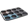MY WAVE Masterchef Junior - Stampo per 12 Muffin - Modello in Acciaio al Carbonio - Teglia per con Superficie Antiaderente - 12 Stampini Piccoli - Adatto al Forno e Lavastoviglie