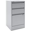 Bisley Home Filer, 2 cassettoni universali, in Metallo, 645 Grigio Chiaro, 40 x 41,3 x 67,2 cm