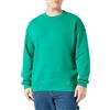JACK & JONES Jorbrink-Felpa Girocollo Noos Maglia di Tuta, Lush Meadow/Fit: Cropped Box/Spazzolato, M Uomo