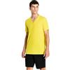 Armani Exchange T-Shirt Basic da Uomo con Scollo a V Pima, Giallo Cyber, XL