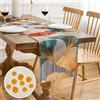 Inhobbok Runner Tavolo Moderno Verde Oro Marrone Giallo Rosso Blu Ginkgo Foglie Colorato Runner da Tavolo Impermeabile Runner per il Tavolo Esterni Runner Tavola per Matrimoni Picnic Feste Cucina 40x140cm