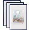 walther design blu 20 x 30 cm confezione da 3, cornice in plastica New Lifestyle KV030L3