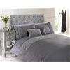 Rapport Home Rapport Duvet Quilt Copripiumino Completo, Cotone e Poliestere, Colore Grigio, Singolo
