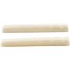 Musiclily 42mm Capotasto in Osso Scanalato Fondo Piatto Bone Nut per Chitarra Elettrica Fender Strat Tele, 42x3,5x4,5 mm (2 Pezzi)