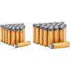 Amazon Basics, confezione da 48 batterie alcaline AA e AAA ad alte prestazioni, 24 batterie AA e 24 batterie AAA, 1,5 Volt, durata di 10 anni