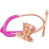 MDF Instruments Stetoscopio MDF Classic Cardiology oro rosa con glitter con testina doppia