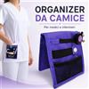 Organizer da camice per medici e infermieri viola