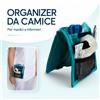 Organizer da camice per medici e infermieri azzurro
