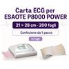 Carta per ecg Esaote p8000 power - 1 pacco - 200 fogli - 21 x 28 cm