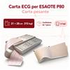 Carta per ecg Esaote p80 six, p80 power, my formula - 1 pacco - 215 fogli - 21 x 28 cm (carta pesante)
