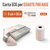 Carta per ecg Esaote p80 Base - 10 rotoli - 9 cm x 28 m