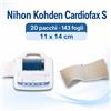 Carta per ecg Nihon Kohden Cardiofax S - 20 pacchi - 143 fogli - 11 x 14 cm - carta bianca