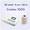 Carta per ecg Contec 100 g - 20 rotoli - 5 cm x 20 m