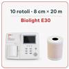 Carta per ecg Biolight E30 - 10 rotoli - 8 cm x 20 m