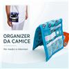Organizer da camice per medici e infermieri fantasia azzurra