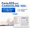Cosmed Carta Cardioline 100+ (10 risme da 100 mm X 150 mm X 200 fogli)