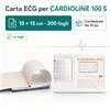 Cosmed Carta ecg Cardioline 100S (10 risme da 100 mm X 150 mm X 200 fogli)