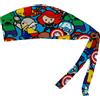Cuffia chirurgica regolabile in cotone con fantasia Avengers