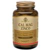Solgar Cal mag zinco 100 tavolette - 901017044 - integratori/integratori-alimentari/vitamine-e-sali-minerali