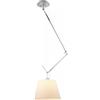 Artemide Tolomeo Decentrata Suspension diffusore pergamena/raso