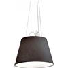 Artemide Tolomeo Mega Sospensione Tessuto Nero
