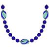 Venetiaurum - Collana Girocollo con Pietre in Vetro Originale di Murano e Argento 925 - Gioiello Made In Italy Certificato