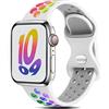 Gulemfy Cinturino Compatibile per Apple Watch 44mm 42mm 45mm 46mm 49mm 38mm 40mm 41mm, Sportiva Cinturini Silicone e Traspirante per iWatch Series 11 SE 10 9 8 7 6 5 4 Ultra