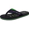 Tommy Hilfiger Infradito Uomo Massage Footbed Beach Sandal Scarpe da Mare, Nero (Black), 40 EU