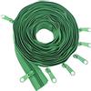 WKXFJJWZC Cerniera a spirale in nylon lunga 10 metri 5# con 20 cursori per cerniera per accessori di abbigliamento fai da te e cucito (20 colori) (verde erba)