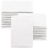 ZOLLNER 20 manopole da Bagno, 16x22 cm, Bianco