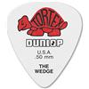 Jim Dunlop Dunlop Plettri Tortex Wedge, 0.50 mm, Pacco da 72 Pezzi