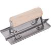 Marshalltown Fresa per calcestruzzo, R 6 mm, L 13 mm, P 13 mm con manico in legno, in acciaio, per calcestruzzo e pavimento, dimensioni: 152x76 mm, argento