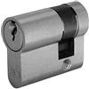 Yale cilindro europeo di sicurezza per serratura Y212KD4310D2000 nichelato, 43/10 mm, 3 chiavi. Pronto da installare.