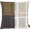 APELT Federa per cuscino, grigio scuro, oro, 49 x 49 cm