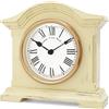 Towcester Clock Works Co. Acctim Falkenburg Orologio da Camino Invecchiato al Quarzo, Crema