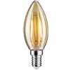 Paulmann x 28704 LED filamento a candela 2,6 Watt lampadina dorato 2500 K luce oro E14, 2.6 W, 1 Stück (1er Pack)