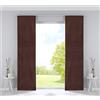 Gardinenbox Milano 203571-2 - Set di 2 tende oscuranti a pannello, 245 x 60 cm, colore: tortora