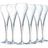 Chef & Sommelier - Open Up Collection, 6 flutes da champagne, cristallo, moderno ed elegante - Made in France, confezione rinforzata, idoneo alla vendita online