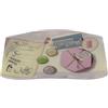 Alpac 379 492 Alpac Vassoio, Acrilico, Design Macarons, Dimensioni: 35 x 26 x 3 cm