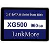 LinkMore XG500 960GB SATA III da 2,5 (6Gb/s) SSD interno, unità a stato solido, fino a 500MB/s per Latop e PC